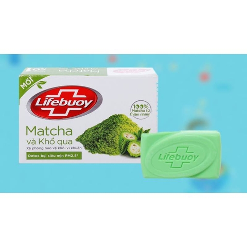 LIFEBUOY xà bông matcha và khổ qua - Hộp 125g