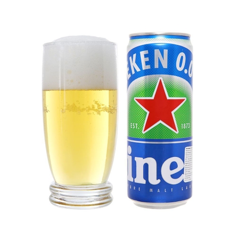 Bia Heineken không độ - lon 330ml