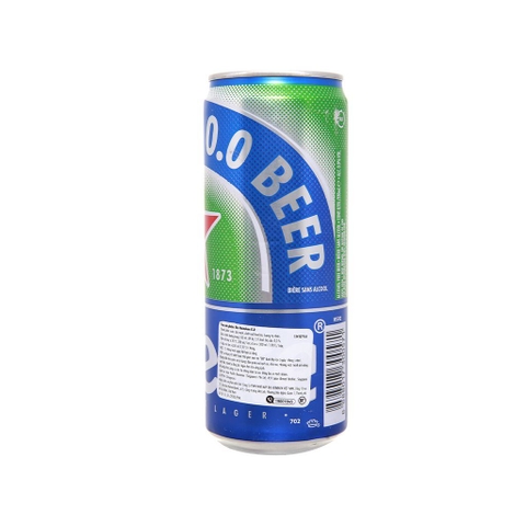 Bia Heineken không độ - lon 330ml