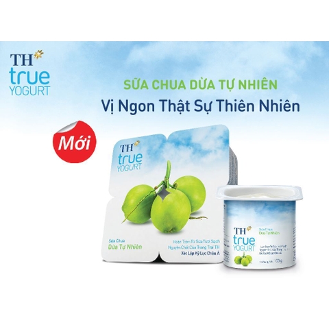 sữa chua ăn TH vị dừa - hộp 100g