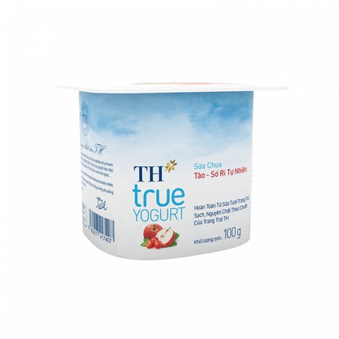 sữa chua táo sơ ri TH - hộp 100g