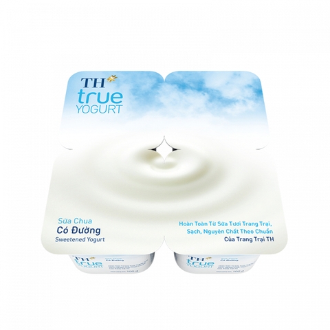 Sữa chua ăn vị tự nhiên TH - hộp 100g