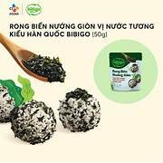 Rong biển nướng giòn vị nước tương kiểu HQ Bibigo (CJ) - gói 50g