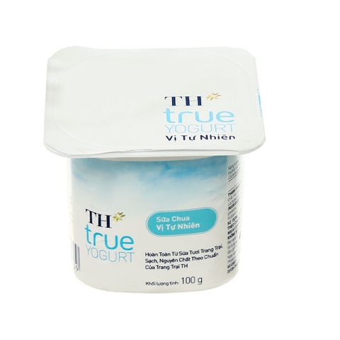 Sữa chua ăn vị tự nhiên TH - hộp 100g