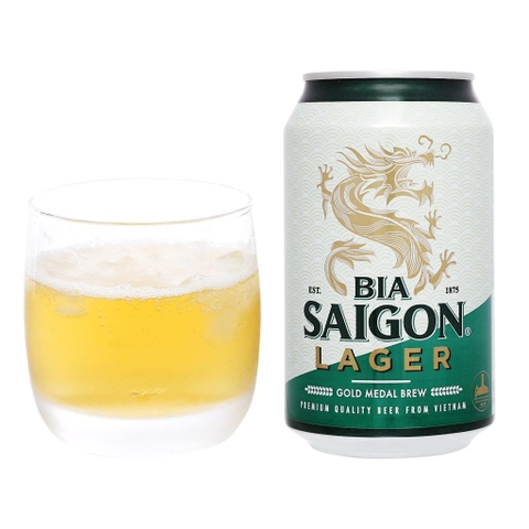 Bia Sài Gòn Lager - Lon 330ml