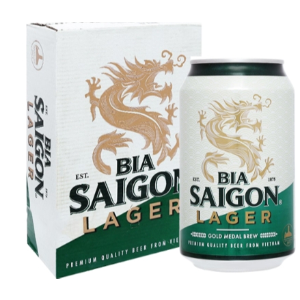 Bia Sài Gòn Lager - Lon 330ml