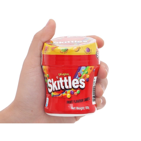 Kẹo trái cây skittles vị truyền thống - hộp 100g