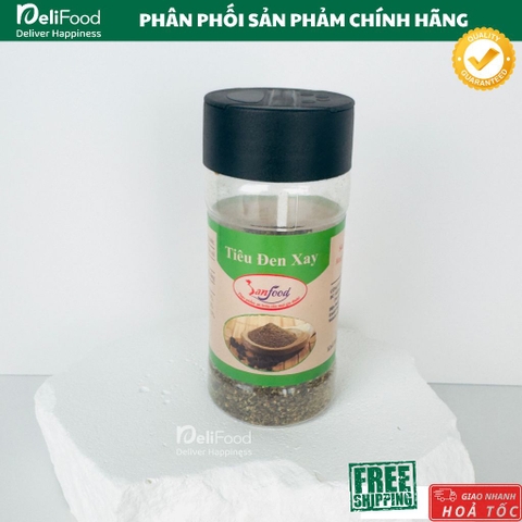 Tiêu đen xay SAN Food - Lọ 35g