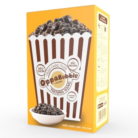 Trân châu tươi caramel OppaBubble - hộp 700g