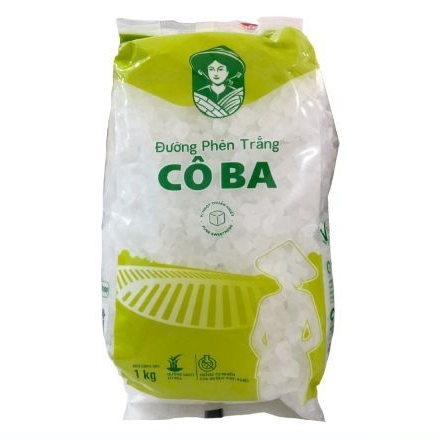 Đường phèn trắng Cô Ba - gói 1kg