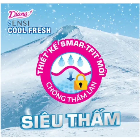 BVS diana cool fresh siêu mỏng không cánh 8 miếng