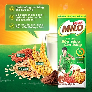 Sữa Milo có đường - Hộp 180ml