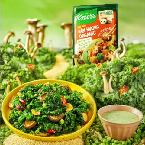 Hạt Nêm Knorr Nấm Hương Organic - 380g