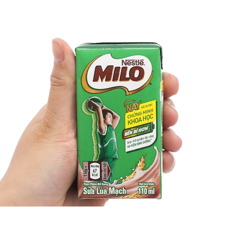 Sữa lúa mạch milo - 1 hộp 110ml