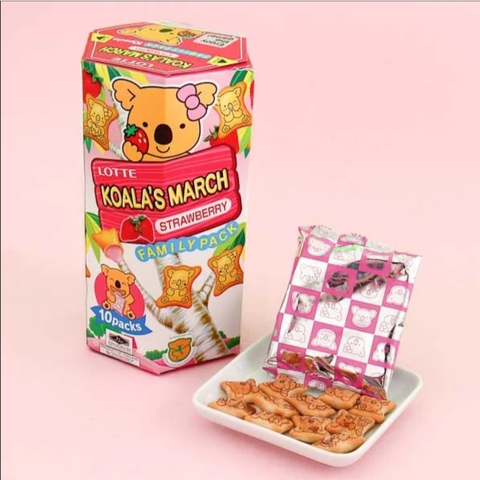Bánh Gấu Koala kem dâu - Hộp 37g