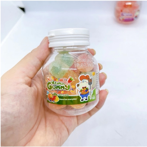 Kẹo dẻo Wolfoo có nhân mix vị 68g