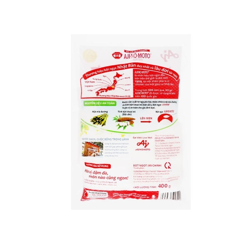 Bột ngọt Ajinomoto - gói 454g