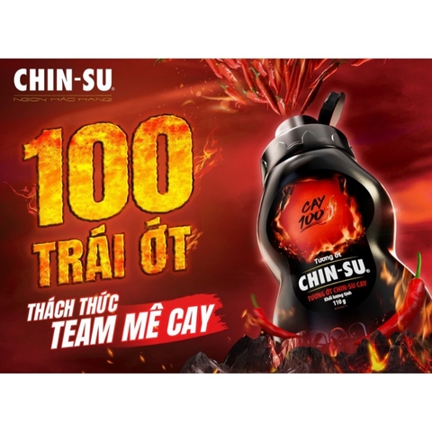 Tương ớt Chinsu siêu cay 100 - chai 110g