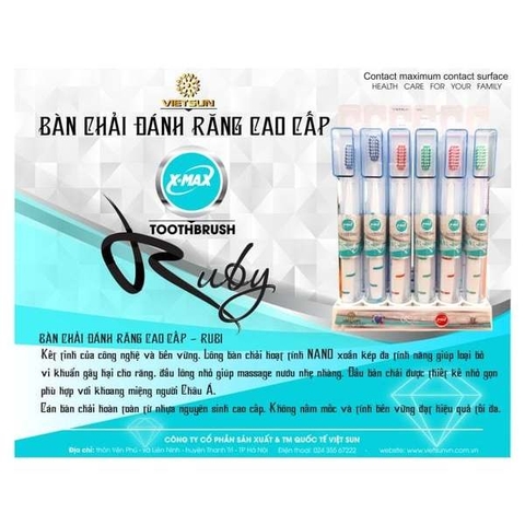Bàn chải hộp Ruby
