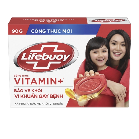 LIFEBUOY xà phòng bảo vệ vượt trội - Hộp 90g