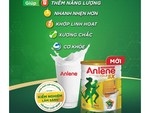 Sữa bột Anlene Gold 5X - Hộp 800g