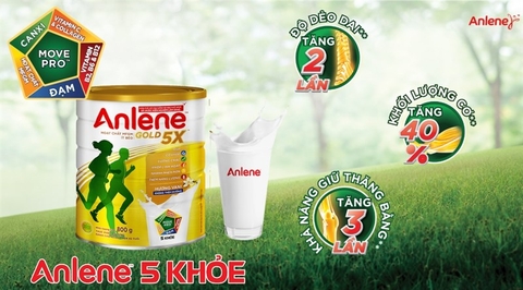 Sữa bột Anlene Gold 5X - Hộp 800g