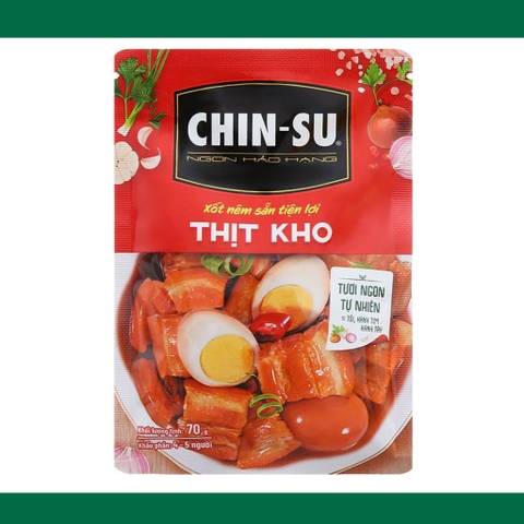 Xốt gia vị Chinsu Thịt kho - Gói 70g
