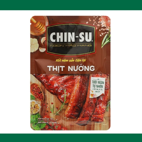 Xốt gia vị Chinsu Thịt nướng - Gói 80g