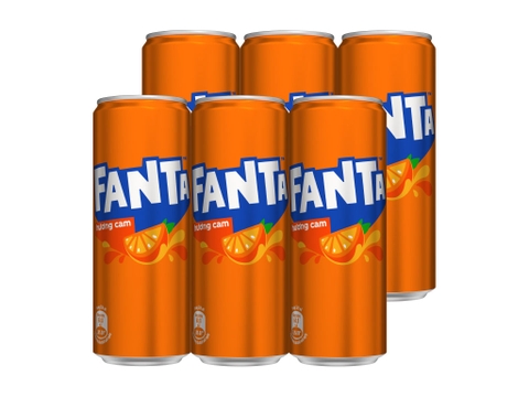 Fanta hương cam - lon 320ml