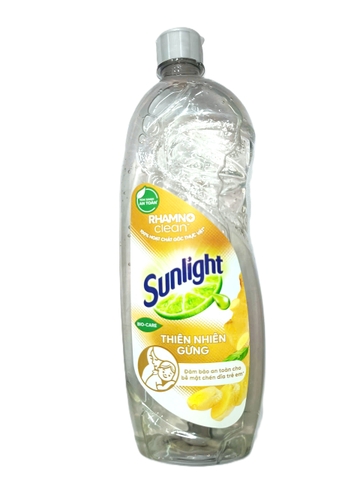 Sunlight nước rửa chén thiên nhiên gừng - Chai 750g