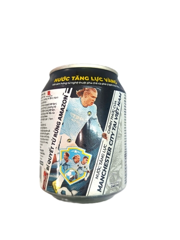 Nước tăng lực vàng wake-up 247 - lon 245ml