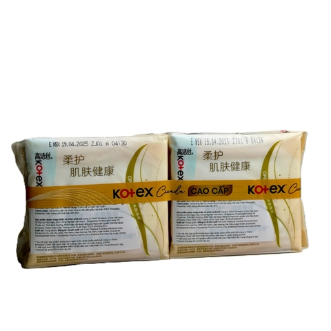 Băng vệ sinh Kotex Siêu Mỏng có cánh ban ngày 24cm - gói 7 miếng (mua 1 tặng 1)