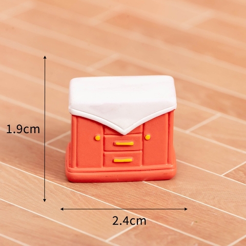 Mô hình vật dụng nội thất gia đình gấu trắng trang trí nhà búp bê, tiểu cảnh, DIY