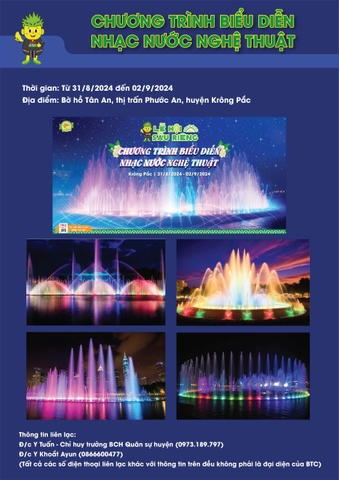 Chương trình biểu diễn nhạc nước nghệ thuật