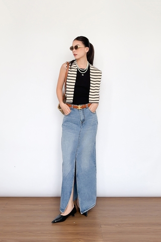 Wiley Jeans Midi Skirt