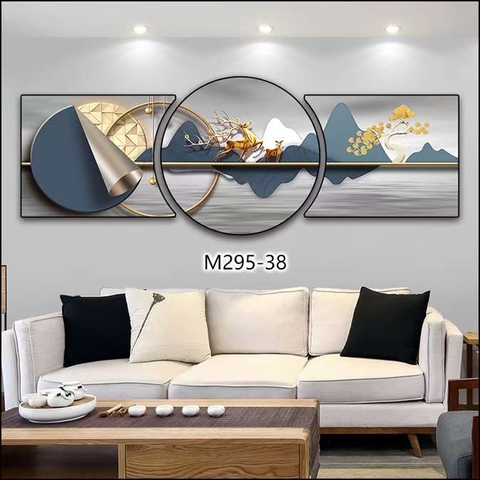 Bộ 3 Tranh Tròn Khuyết | Tranh Ngọc Việt - Đắk Lắk | Tranh Ngọc Việt - Xưởng Tranh Đẹp Buôn Ma Thuột (BMT) DakLak