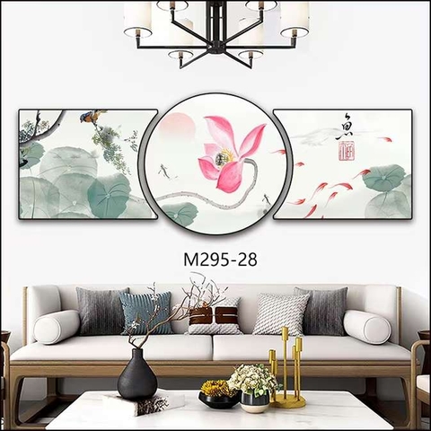 Bộ 3 Tranh Tròn Khuyết | Tranh Ngọc Việt - Đắk Lắk | Tranh Ngọc Việt - Xưởng Tranh Đẹp Buôn Ma Thuột (BMT) DakLak