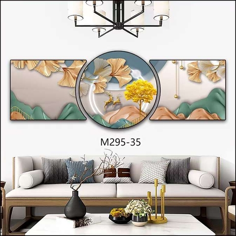 Bộ 3 Tranh Tròn Khuyết | Tranh Ngọc Việt - Đắk Lắk | Tranh Ngọc Việt - Xưởng Tranh Đẹp Buôn Ma Thuột (BMT) DakLak