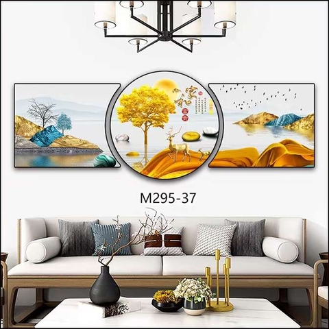 Bộ 3 Tranh Tròn Khuyết | Tranh Ngọc Việt - Đắk Lắk | Tranh Ngọc Việt - Xưởng Tranh Đẹp Buôn Ma Thuột (BMT) DakLak