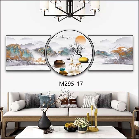 Bộ 3 Tranh Tròn Khuyết | Tranh Ngọc Việt - Đắk Lắk | Tranh Ngọc Việt - Xưởng Tranh Đẹp Buôn Ma Thuột (BMT) DakLak