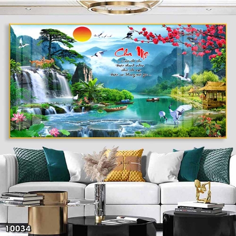 Tranh Sơn Thủy Ngang | Tranh Ngọc Việt - Đắk Lắk | Tranh Ngọc Việt - Xưởng Tranh Đẹp Buôn Ma Thuột (BMT) DakLak