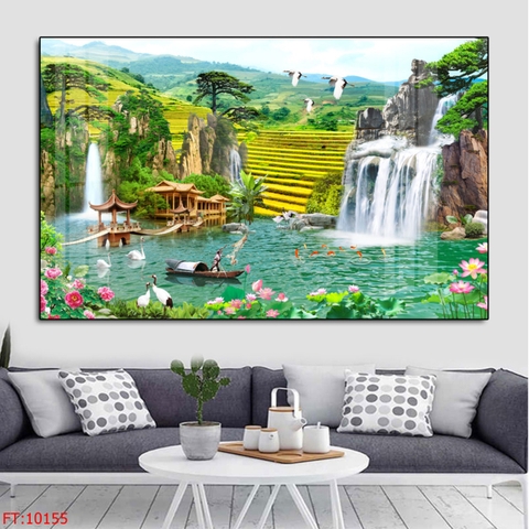 Tranh Ruộng Bậc Thang | Tranh Ngọc Việt - Đắk Lắk | Tranh Ngọc Việt - Xưởng Tranh Đẹp Buôn Ma Thuột (BMT) DakLak