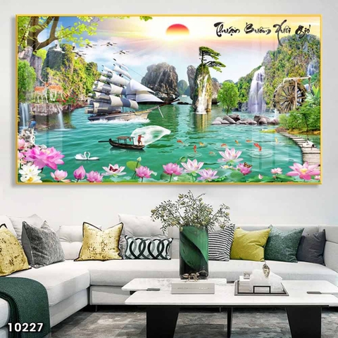 Tranh Thuận Buồm Xuôi Gió | Tranh Ngọc Việt - Đắk Lắk | Tranh Ngọc Việt - Xưởng Tranh Đẹp Buôn Ma Thuột (BMT) DakLak