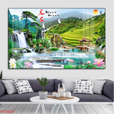 Tranh Ruộng Bậc Thang | Tranh Ngọc Việt - Đắk Lắk | Tranh Ngọc Việt - Xưởng Tranh Đẹp Buôn Ma Thuột (BMT) DakLak