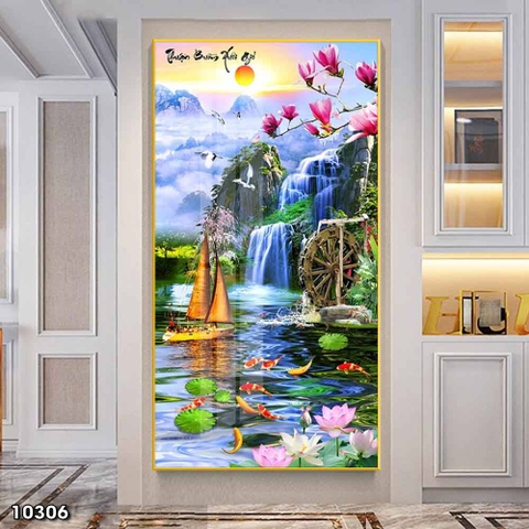 Tranh Thuận Buồm Xuôi Gió | Tranh Ngọc Việt - Đắk Lắk | Tranh Ngọc Việt - Xưởng Tranh Đẹp Buôn Ma Thuột (BMT) DakLak