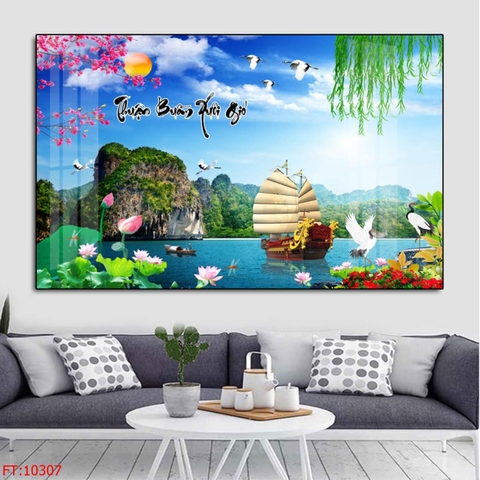 Tranh Thuận Buồm Xuôi Gió | Tranh Ngọc Việt - Đắk Lắk | Tranh Ngọc Việt - Xưởng Tranh Đẹp Buôn Ma Thuột (BMT) DakLak