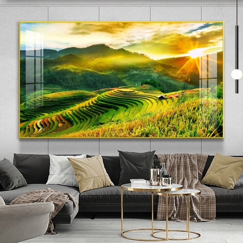 Tranh Ruộng Bậc Thang | Tranh Ngọc Việt - Đắk Lắk | Tranh Ngọc Việt - Xưởng Tranh Đẹp Buôn Ma Thuột (BMT) DakLak