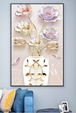 Tranh Bình Hoa Đẹp | Tranh Ngọc Việt - Đắk Lắk | Tranh Ngọc Việt - Xưởng Tranh Đẹp Buôn Ma Thuột (BMT) DakLak