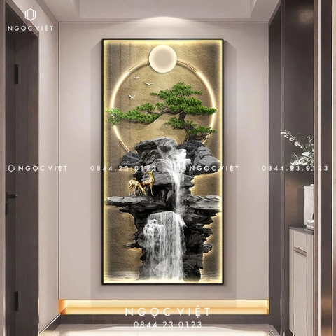 Tranh Đèn LED Tráng Gương - Dọc | Tranh Ngọc Việt - BMT DakLak | Tranh Ngọc Việt - Xưởng Tranh Đẹp Buôn Ma Thuột (BMT) DakLak