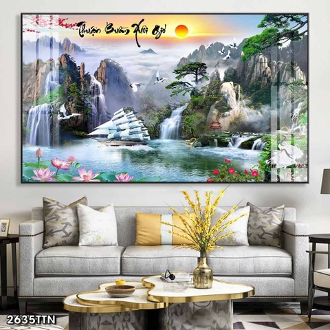 Tranh Thuận Buồm Xuôi Gió | Tranh Ngọc Việt - Đắk Lắk | Tranh Ngọc Việt - Xưởng Tranh Đẹp Buôn Ma Thuột (BMT) DakLak